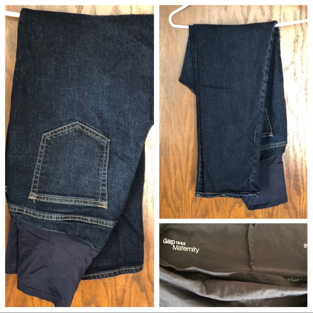 Gap Maternity Dark Wash Jeans - Worn Once!